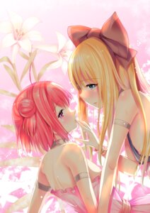 Rating: Explicit Score: 0 Tags: ahoge akaza_akari armband blonde_hair blue_eyes bow breasts choker clothing double_bun female finger_to_mouth flower hair_bun hairbow highres lily_(flower) long_hair multiple_females multiple_girls nipple_slip nipples open_mouth pink_eyes red_hair rule34 s3bouzu saliva short_hair shousan_bouzu toshinou_kyouko wristband yuri yuru_yuri User: bunchy7s
