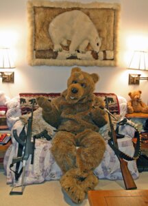 Rating: Questionable Score: 0 Tags: bandolier clothing confurvative costume e621 furry_lifestyle fursuit gesture grandfathered_content gun handgun human low_res male mammal pistol ranged_weapon real rifle shotgun solo unknown_artist weapon what User: bunchy7s