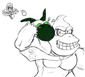 Rating: Safe Score: 0 Tags: anthro ape assist_trophy assist_trophy-chan bottomless breasts clothed clothing colored donkey_kong_(character) donkey_kong_(series) e621 female group haplorhine male mammal mario mario_bros muscular muscular_male nintendo pecs primate super_smash_bros. sweater topwear unknown_artist wide_hips User: bunchy7s