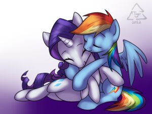Rating: Safe Score: 0 Tags: 2012 4:3 blue_body blue_feathers blue_fur cuddling cutie_mark duo e621 equid equine eyes_closed feathered_wings feathers female female/female feral friendship_is_magic fur gradient_background hair hasbro horn horse hug long_hair mammal melancholysanctuary multicolored_hair multicolored_tail my_little_pony mythological_creature mythological_equine mythology pegasus pony purple_hair rainbow_dash_(mlp) rainbow_hair rainbow_tail rarity_(mlp) romantic romantic_couple shaded simple_background smile tail unicorn wings User: bunchy7s