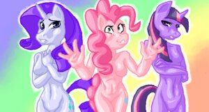 Rating: Explicit Score: 0 Tags: anthro anthrofied breasts earth_pony equine female female_only friendship_is_magic horse my_little_pony mythological_creature mythological_equine mythology nude pinkie_pie_(mlp) pony rarity_(mlp) rule34 smooth_skin tagme tail toony twilight_sparkle_(mlp) unicorn User: bunchy7s
