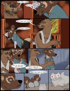 Rating: Safe Score: 0 Tags: 2013 african_wild_dog anthro black_border blue_eyes blue_nails blue_pawpads border brown_sclera canid canine clothed clothing colored_nails comic creepy dialogue digital_media_(artwork) door drugs drunk e621 english_text euplerid facial_piercing fangs fossa group hand_on_face hand_on_shoulder james_(sayuncle) javier_(sayuncle) male mammal markings multiple_scenes nails pawpads piercing porch profanity pupils red_eyes sayuncle shirt sketch spiral spiral_pupils stoned substance_intoxication symbol-shaped_pupils t-shirt tank_top teeth text topwear unusual_pupils yellow_eyes User: bunchy7s