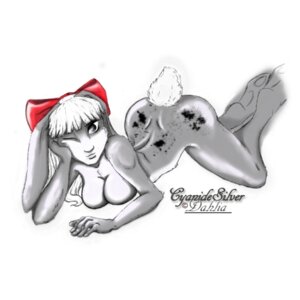 Rating: Questionable Score: 0 Tags: 1:1 accessory bow_(feature) bow_accessory bow_ribbon breasts butt cyanidesilver dahlia dappled_fur domestic_rabbit e621 female fur hair hair_accessory hair_bow hair_ribbon lagomorph leporid lop_rabbit low_res mammal nude oryctolagus rabbit ribbons solo spots User: bunchy7s