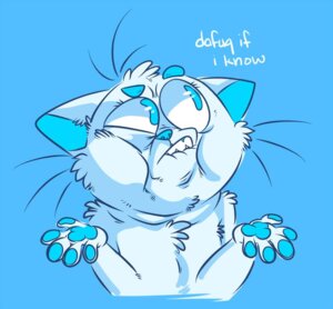 Rating: Safe Score: 0 Tags: ambiguous_gender bite biting_lip biting_own_lip blue_background blue_eyes blue_pawpads blue_theme bulging_eyes bust_portrait cool_colors dialogue digital_media_(artwork) domestic_cat e621 english_text felid feline felis feral fur gesture lips mammal nude pawpads portrait reaction_image self_bite shrug simple_background solo spam_cat spamcat text whiskers white_body white_fur User: bunchy7s Rating: Safe Score: 0 Tags: ambiguous_gender bite biting_lip biting_own_lip blue_background blue_eyes blue_pawpads blue_theme bulging_eyes bust_portrait cool_colors dialogue digital_media_(artwork) domestic_cat e621 english_text felid feline felis feral fur gesture lips mammal nude pawpads portrait reaction_image self_bite shrug simple_background solo spam_cat spamcat text whiskers white_body white_fur User: bunchy7s