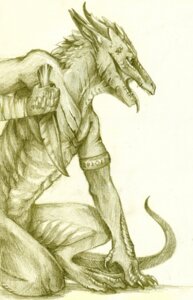 Rating: Safe Score: 0 Tags: 2012 abs anthro athletic biceps biped blajn claws dragon e621 green_and_white hi_res holding_object holding_weapon horn hunter hunting kneeling knife male monochrome muscular muscular_anthro mythological_creature mythological_scalie mythology nude open_mouth paws pecs pose reverse_grip scales scalie sketch solo spikes tail tongue tongue_out weapon User: bunchy7s