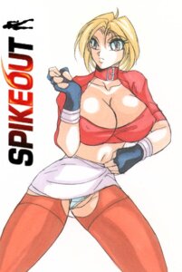 Rating: Questionable Score: 0 Tags: 1girls big_breasts blonde_hair breasts choker cleavage female female_only fingerless_gloves gloves leggings linda_(spikeout) logo navel panties ripped_clothing rule34 sega short_hair simple_background sketch skirt solo spikeout tagme tsena white_background User: bunchy7s
