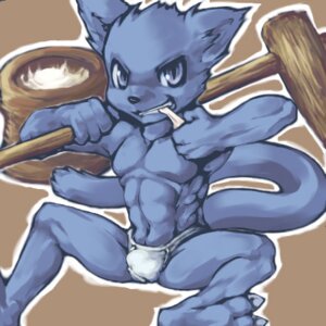 Rating: Questionable Score: 0 Tags: 1:1 2006 anthro archived_source bulge clothed clothing domestic_cat e621 felid feline felis low_res male mammal muscular muscular_anthro muscular_male nekouri solo tail topless underwear User: bunchy7s