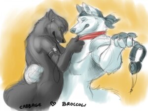 Rating: Questionable Score: 0 Tags: 4:3 anthro apple_inc. biceps black_body black_fur broccoli_(sciggles) cabbage_(neodokuro) canid canine canis claws clothing collar collar_pull domestic_dog duo e621 earbuds electronics female fur green_eyes grey_eyes headphones holding_object ipod kerchief male male/female mammal muscular neodokuro nude paws pecs portable_music_player pose simple_background standing torso_grab unavailable_at_source veggi_dog white_body white_fur wolf User: bunchy7s