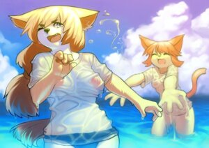 Rating: Questionable Score: 0 Tags: 4_fingers :3 anthro areola aruurara blue_eyes breasts canid canine canis clothed clothing cloud detailed_background domestic_cat domestic_dog duo e621 eyebrows eyelashes fangs felid feline felis female fingers four_digits hair inverted_nipples kemono mammal nipples no_bra outside playing puffy_nipples sea seascape shirt skimpy sky splash sunny tail teeth tongue topwear translucent translucent_clothing underwear water wet zoom_effect User: bunchy7s