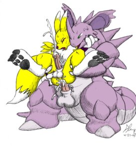Rating: Explicit Score: 0 Tags: 2003 anal anal_penetration anthro balls bandai_namco bodily_fluids canid canine crossover cum cum_in_ass cum_inside cum_while_penetrated cumshot digimon digimon_(species) dipstick_tail duo e621 ejaculation erection eyes_closed feet feral fur generation_1_pokemon genital_fluids genitals glenn hands-free hindpaw humanoid_genitalia humanoid_genitalia_on_feral humanoid_penis humanoid_penis_on_feral male male/male male_penetrated male_penetrating male_penetrating_male mammal markings nidoking nintendo nude open_mouth orgasm orgasm_face pawpads paws penetration penis pokemon pokemon_(species) renamon reverse_stand_and_carry_position sex simple_background spread_legs spreading standing standing_sex tail tail_markings white_background white_body white_fur yellow_body yellow_fur User: bunchy7s