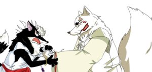 Rating: Safe Score: 0 Tags: angry anthro asian_clothing big_tail black_body black_fur canid canine canis clothing clothing_pull digital_media_(artwork) duo e621 east_asian_clothing fight fox fur gin_(pixiv) gingitsune gintaro japanese_clothing kariginu kemono male mammal shirt shirt_pull size_difference tail tetsuro topwear topwear_pull white_body white_fur wolf User: bunchy7s