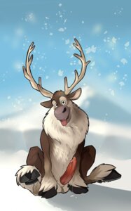 Rating: Explicit Score: 0 Tags: antlers balls bodily_fluids deer disney e621 erection feral frozen_(disney) genital_fluids genitals hi_res horn looking_at_viewer male mammal new_world_deer no_swift nude outside penis precum reindeer sitting snow solo spread_legs spreading sven_(frozen) tongue tongue_out User: bunchy7s