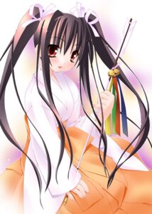 Rating: Explicit Score: 0 Tags: bell black_hair female hair_ribbon hakama hamaya japanese_clothes kannagi_rei long_hair miko red_eyes ribbon rule34 tied_hair twintails User: bunchy7s