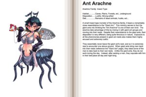 Rating: Questionable Score: 0 Tags: 2009 3:2 ant ant_arachne ant_taur arachnid arthropod arthropod_taur breasts clothed clothing e621 english_text female front_view hard_translated holding_object holding_shovel holding_tool humanoid_taur hymenopteran hymenopteran_taur information insect insect_taur kenkou_cross monster_girl_(genre) monster_girl_profile shovel skimpy solo species_sheet taur text third-party_edit tools translated translation_edit unavailable_at_source User: bunchy7s
