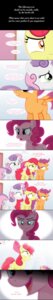 Rating: Safe Score: 0 Tags: absurd_res accessory apple_bloom_(mlp) blue_eyes bow_(feature) bow_accessory bow_ribbon breaking_the_fourth_wall comic cutie_mark_crusaders_(mlp) e621 earth_pony english_text equid equine feathered_wings feathers female feral friendship_is_magic green_eyes group hair hair_accessory hair_bow hair_ribbon hasbro hi_res horn horse jan_(artist) jananimations long_image mammal multicolored_hair my_little_pony mythological_creature mythological_equine mythology nervous orange_body orange_eyes orange_feathers pegasus pink_hair pinkie_pie_(mlp) pony purple_eyes quadruped red_hair ribbons scootaloo_(mlp) smile sweetie_belle_(mlp) tail tall_image text two_tone_hair unicorn wings young young_feral User: bunchy7s