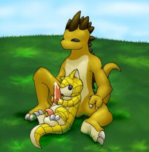 Rating: Explicit Score: 0 Tags: color interspecies male male_only multiple_males nintendo pokemon pokemon_(species) rule34 sandshrew sandslash yaoi User: bunchy7s