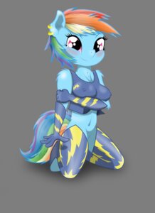 Rating: Questionable Score: 0 Tags: 2014 alpha_channel anthro anthrofied armwear artknorke biped blue_body blue_fur blush breasts cleavage clothed clothing e621 elbow_gloves equid equine female friendship_is_magic fur gloves hair handwear hasbro hi_res horse kneeling legwear mammal multicolored_hair my_little_pony navel nipple_outline piercing pony purple_eyes rainbow_dash_(mlp) rainbow_hair simple_background solo stockings transparent_background User: bunchy7s