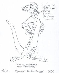 Rating: Explicit Score: 0 Tags: 2003 anthro balls disney furry majic male male_only meerkat penis rule34 tagme testicles the_lion_king timon User: bunchy7s