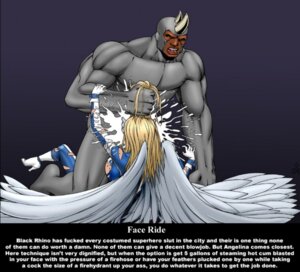 Rating: Explicit Score: 0 Tags: 1boy 1girls 2d angelina_(deuce) black_rhino dark-skinned_male dark_skin defeat_rape defeated defeated_heroine deuce deuceworld english_text female femsub huge_cock human interracial light-skinned_female light_skin male maledom marvel marvel_comics muscular muscular_male penis powerful_cumshot rape raped rhino_(spider-man) rule34 spider-man_(series) straight tagme victorious_villain User: bunchy7s