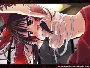 Rating: Explicit Score: 0 Tags: blush breasts detached_sleeves female female_only human japanese_clothes kitahara_tomoe_(kitahara_koubou) miko reimu_hakurei ribbon ribbons rule34 sarashi solo sweat touhou User: bunchy7s