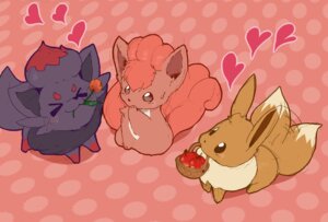 Rating: Safe Score: 0 Tags: ambiguous_gender apple basket blush brown_body brown_fur canid canine container dagasi digital_media_(artwork) e621 eevee eyes_closed feral flower food fruit fur generation_1_pokemon generation_5_pokemon group heart_symbol mammal multi_tail nintendo pink_background plant pokemon pokemon_(species) rose_(flower) simple_background sitting smile tail tail_motion tailwag vulpix young zorua User: bunchy7s Rating: Safe Score: 0 Tags: ambiguous_gender apple basket blush brown_body brown_fur canid canine container dagasi digital_media_(artwork) e621 eevee eyes_closed feral flower food fruit fur generation_1_pokemon generation_5_pokemon group heart_symbol mammal multi_tail nintendo pink_background plant pokemon pokemon_(species) rose_(flower) simple_background sitting smile tail tail_motion tailwag vulpix young zorua User: bunchy7s
