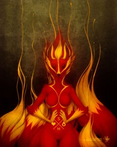 Rating: Questionable Score: 0 Tags: 2013 4:5 abstract_background anthro biped breasts canid canine dreamspinner e621 facial_markings featureless_breasts featureless_crotch female fire fox fur hair head_markings looking_down mammal markings molly_fullin redbeanviolin simple_background solo standing User: bunchy7s