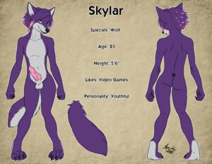 Rating: Explicit Score: 0 Tags: 1boy 2010 animal_genitalia animal_penis anthro balls canine canine_genitalia canine_penis erection furry herraardy knot looking_at_viewer male male_only model_sheet penis rule34 sheath skylar solo tail wolf User: bunchy7s
