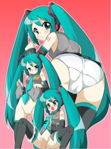 Rating: Explicit Score: 0 Tags: 1boy 1girl aqua_eyes aqua_hair ass blush bottomless cameltoe censored detached_sleeves female green_eyes hatsune_miku hetero long_hair looking_back mosaic_censoring necktie open_mouth ou_piiman panties panties_around_one_leg penis pussy rule34 sex skirt thighhighs tied_hair twintails underwear vaginal very_long_hair vocaloid white_panties zettai_ryouiki User: bunchy7s