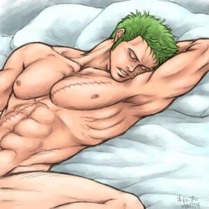 Rating: Explicit Score: 0 Tags: 1boy bara green_hair human male male_only nude one_piece roronoa_zoro rule34 solo straight_hair wanio_szszs yaoi User: bunchy7s