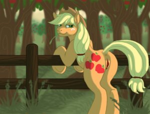 Rating: Explicit Score: 0 Tags: 2012 against_fence against_surface anus applejack_(mlp) blonde_hair butt clothing cowboy_hat e621 earth_pony equid equine female fence feral fogg freckles friendship_is_magic genitals grass green_eyes hair hasbro hat hat_only headgear headgear_only headwear headwear_only horse looking_back mammal mostly_nude my_little_pony outside plant pony quadruped solo tail tree vulva wood User: bunchy7s