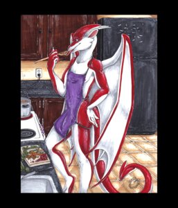 Rating: Explicit Score: 0 Tags: acidapluvia anthro appliance apron black_border border carrot clothing cooking cutlery detailed_background dragon e621 eradragon food fridge genitals holding_object holding_spoon inside kitchen kitchen_appliance kitchen_utensils knife licking male membrane_(anatomy) membranous_wings mythological_creature mythological_scalie mythology penis plant scalie solo spade_tail spoon tail tongue tongue_out tools vegetable wings User: bunchy7s
