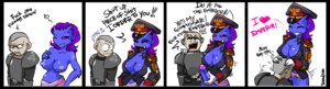 Rating: Explicit Score: 0 Tags: 2010 astra_militarum chaos_(warhammer) chaos_daemon comic commissar daemonette dialogue english_text fellatio futa_on_male futanari guardsman_(warhammer_40k) imperial_guard imperium_of_man implied_fellatio implied_oral intersex male oral rule34 skeenlangly slaanesh text warhammer_(franchise) warhammer_40k User: bunchy7s