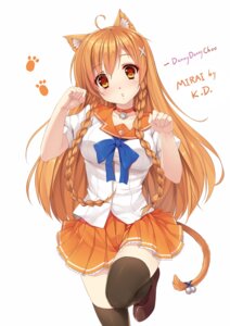 Rating: Safe Score: 0 Tags: 2012 absolute_territory accessory ahoge animal_humanoid asian_clothing bell blonde_hair bottomwear braided_hair breasts caidychen cat_humanoid clothing collar danny_choo_(website) e621 east_asian_clothing felid felid_humanoid feline feline_humanoid female footwear furgonomics hair hair_accessory hairclip hi_res humanoid japanese_clothing japanese_school_uniform jingle_bell legwear long_hair looking_at_viewer mammal mammal_humanoid open_mouth pigtails ribbons school_uniform serafuku shoes skirt solo suenaga_mirai tail tail_accessory tail_bell thigh_highs twin_braids uniform x_clip yellow_eyes User: bunchy7s