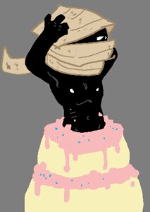 Rating: Questionable Score: 0 Tags: 2009 aliasing alien alien_humanoid alpha_channel black_body black_skin cake carapace carapacian dessert digital_media_(artwork) e621 food food_fetish food_play front_view head_wrapping homestuck humanoid in_food low_res male mostly_nude ms_paint_adventures nipples not_furry pop_out_cake reiface simple_background solo transparent_background wayward_vagabond User: bunchy7s