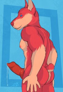 Rating: Explicit Score: 0 Tags: 2014 abstract_background anthro biped butt canid canine canis dieselblue e621 erection fur genitals happy hi_res knot looking_back male mammal muscular muscular_anthro muscular_male nipples nude pecs penis smile solo standing wolf User: bunchy7s