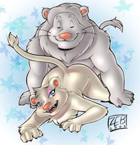 Rating: Explicit Score: 0 Tags: 2005 4_fingers all_fours anthro anthro_on_anthro blue_eyes canon_couple claws dreamworks duo e621 eyebrows eyelashes eyes_closed eyeshadow fabio_paulino father_of_the_pride felid female finger_claws fingers from_behind_position fur half-closed_eyes husband_and_wife husband_penetrating_wife kate_(father_of_the_pride) larry_(father_of_the_pride) lion makeup male male/female mammal mane married_couple narrowed_eyes open_mouth pantherine pink_nose romantic romantic_couple sex shaded sharp_teeth tail teeth whiskers white_body white_fur white_mane User: bunchy7s