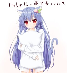 Rating: Safe Score: 0 Tags: accessory animal_humanoid blue_hair blush cat_humanoid cat_tail clothing e621 felid felid_humanoid feline feline_humanoid female food fruit hair hair_accessory hi_res hug hugging_object hugging_pillow humanoid long_hair long_sleeves looking_at_viewer mammal mammal_humanoid peach_(fruit) pillow plant plhsxf red_eyes shirt simple_background solo tail tenshi_hinanawi topwear touhou white_background User: bunchy7s
