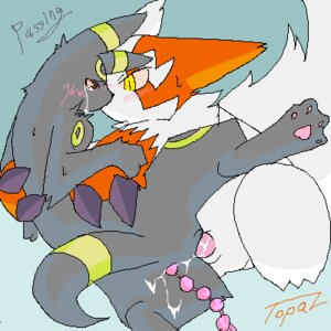 Rating: Explicit Score: 0 Tags: 1:1 anal_beads digital_media_(artwork) duo e621 eeveelution female feral fur furry_ears furry_tail generation_2_pokemon generation_3_pokemon low_res male male/female markings nintendo oekaki pokemon pokemon_(species) pokemon_gsc pokemon_rse red_markings rule34 sex_toy tail topaz_(artist) umbreon unknown_artist video_games white_body white_fur zangoose User: bunchy7s