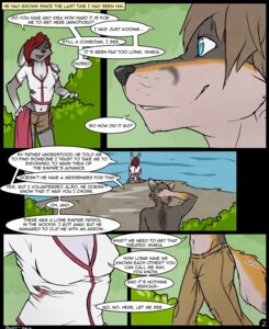 Rating: Safe Score: 0 Tags: 2012 anthro blood bodily_fluids canid canine comic dialogue digital_media_(artwork) e621 english_text female fox grey_fox lagomorph laurent_(vexxy) leporid male male/female mammal may_(vexxy) plant rabbit shrub tail text urocyon vexxy water User: bunchy7s