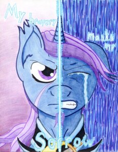 Rating: Safe Score: 0 Tags: armor azure_night blue_body blue_fur e621 english_text equid equine facial_hair fan_character feral fur hair hasbro horn looking_at_viewer male mammal my_little_pony mythological_creature mythological_equine mythology purple_eyes purple_hair solo text the1king traditional_media_(artwork) unicorn User: bunchy7s