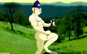 Rating: Questionable Score: 0 Tags: 16:10 2009 abs anthro badge biceps big_muscles canid canine canis clothing constable_growler domestic_dog e621 fabfelipe fur male mammal muscular muscular_anthro muscular_male nelvana nipples nude pecs police police_baton police_hat police_officer pose rupert_bear solo uniform widescreen User: bunchy7s
