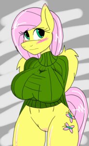 Rating: Explicit Score: 0 Tags: 2014 anthro anthrofied big_breasts biped blush bottomless breasts clothed clothing cutie_mark digital_media_(artwork) e621 equid equine feathered_wings feathers female fluttershy_(mlp) friendship_is_magic fur genitals green_eyes hair hasbro hi_res huge_breasts jrvanesbroek long_hair looking_at_viewer mammal my_little_pony mythological_creature mythological_equine mythology pegasus pink_hair shirt solo standing sweater thick_thighs topwear vulva wings yellow_body yellow_feathers yellow_fur User: bunchy7s