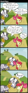 Rating: Safe Score: 0 Tags: 2013 absurd_res accessory apple_bloom_(mlp) apple_tree bow_(feature) bow_accessory bow_ribbon cloud comic cutie_mark dialogue duo e621 ear_piercing earth_pony english_text equid equine eye_contact female feral flagpole friendship_is_magic fruit_tree fur green_eyes grey_body grey_fur hair hair_accessory hair_bow hair_ribbon hasbro hi_res horse looking_at_another mammal mrbastoff multicolored_hair my_little_pony open_mouth outside piercing plant pony question_mark red_eyes red_hair ribbons stripes text tree two_tone_hair yellow_body yellow_fur young young_feral zebra zecora_(mlp) User: bunchy7s