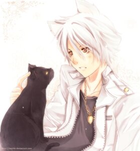 Rating: Safe Score: 0 Tags: animal_humanoid black_body black_fur cat_humanoid clothing domestic_cat duo e621 felid felid_humanoid feline feline_humanoid felis fur hair humanoid jacket jewelry light_theme male mammal mammal_humanoid necklace shirt simple_background topwear white_background white_clothing white_hair yellow_eyes zaphk User: bunchy7s