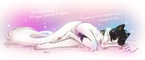 Rating: Safe Score: 0 Tags: anthro calico_cat dagger_leonelli dagger_leonelli_(character) domestic_cat e621 english_text eyes_closed felid feline felis female mammal mottled nude piebald solo tail text weapon User: bunchy7s