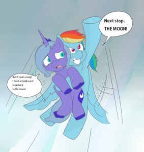Rating: Safe Score: 0 Tags: blue_body blue_feathers blue_fur blue_hair crown duo e621 english_text equid equine feathered_wings feathers female feral friendship_is_magic fur green_eyes hair hasbro headgear horn mammal moon multicolored_hair my_little_pony mythological_creature mythological_equine mythology pegasus pink_eyes princess_luna_(mlp) rainbow_dash_(mlp) rainbow_hair simple_background text toony unknown_artist winged_unicorn wings User: bunchy7s Rating: Safe Score: 0 Tags: blue_body blue_feathers blue_fur blue_hair crown duo e621 english_text equid equine feathered_wings feathers female feral friendship_is_magic fur green_eyes hair hasbro headgear horn mammal moon multicolored_hair my_little_pony mythological_creature mythological_equine mythology pegasus pink_eyes princess_luna_(mlp) rainbow_dash_(mlp) rainbow_hair simple_background text toony unknown_artist winged_unicorn wings User: bunchy7s