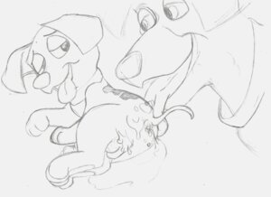 Rating: Explicit Score: 0 Tags: 101_dalmatians anus balls canine disney dog feral fur gay incest licking lucky_(101_dalmatians) male male_only monochrome multiple_males nude pongo rule34 testicles yaoi User: bunchy7s