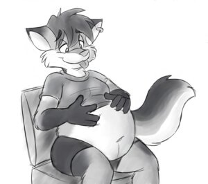 Rating: Questionable Score: 0 Tags: anthro belly biped canid canine digital_media_(artwork) e621 hand_on_belly male mammal overweight overweight_anthro overweight_male silver_r_wolfe sitting solo tail unknown_artist User: bunchy7s
