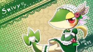 Rating: Safe Score: 0 Tags: alternative_fashion blush classic_lolita clothing e621 english_text female generation_5_pokemon green_body green_skin half-closed_eyes heart_after_text heart_pair heart_symbol hm3526 id_number j-fashion lolita_(fashion) looking_at_viewer maid_uniform narrowed_eyes nintendo number pokemon pokemon_(species) red_eyes reptile scalie snivy solo species_name text text_with_heart uniform y2k_(graphic_design) User: bunchy7s