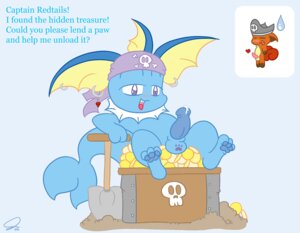 Rating: Explicit Score: 0 Tags: 2006 bandana blue_skin chest color cum earrings eeveelution feral fur hat interspecies male male_only multiple_males nintendo penis piercing pirate pirate_hat pokemon pokemon_(species) pokemon_rgby psyredtails rule34 shovel sitting standing straight_hair tagme treasure_chest vaporeon vulpix User: bunchy7s